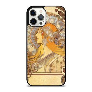 Alphonse Mucha  Zodiac Art Nouveau Painting Art iPhone Case